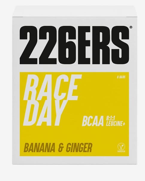 Caja 226ERS Race Day BCAA'S 40 g sabor banana ginger (6 unidades)