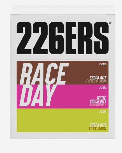 Caja 226ERS Race Day BCAA'S 40 g café coco fresa y limón (6 unidades)