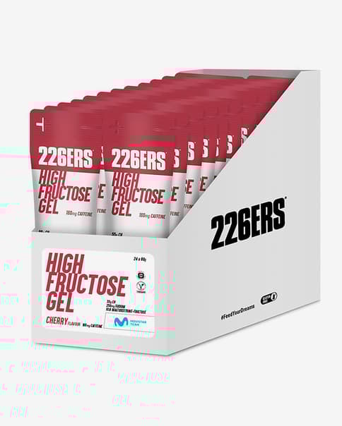 Gel energetico 226ERS High Fructose Caffeina gusto ciliegia 80 g (24 unità)