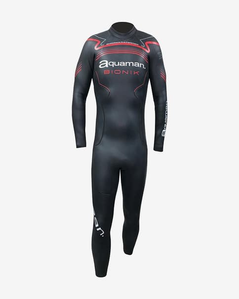 Traje neopreno Aquaman Bionik negro rojo