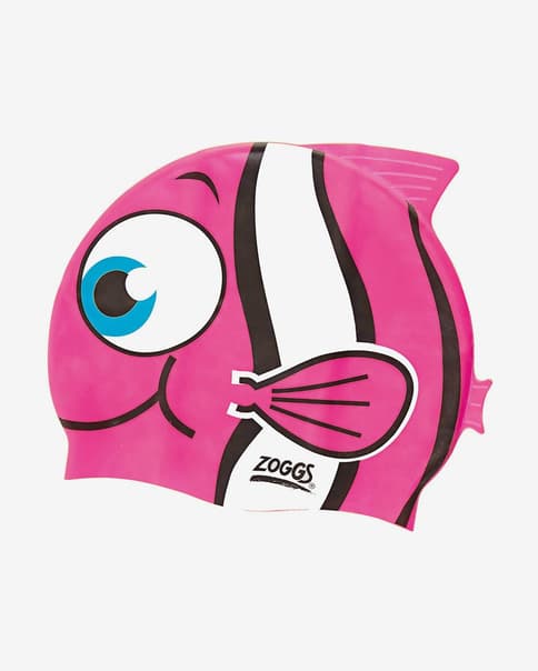 Gorro de natación Zoggs Character Silicone rosa junior