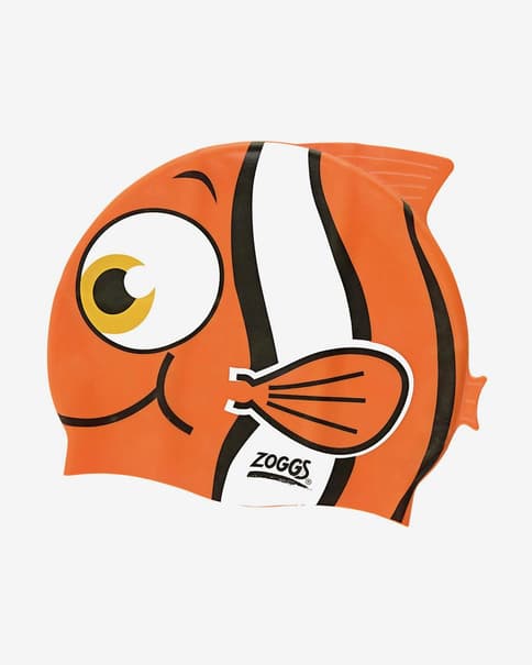 Gorro de natación Zoggs Character Silicone naranja junior