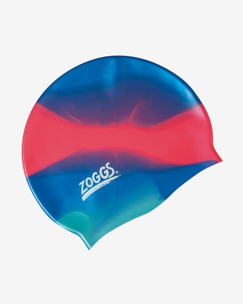 Gorro de natación Zoggs Silicone Cap Multi azul rojo infantil