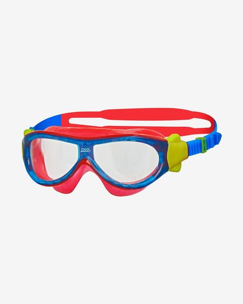 Gafas de natación Zoggs Phantom Kids Mask rojo azul junior