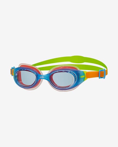 Gafas de natación Zoggs Little Sonic Air azul rojo verde junior