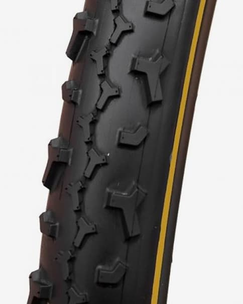 Pneu de cyclo-cross Challenge Baby Limus 700 x 33C pliable noir jaune