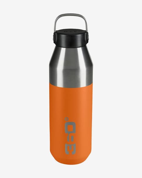 Botella termo 360 Degrees boca estrecha 750 ml naranja