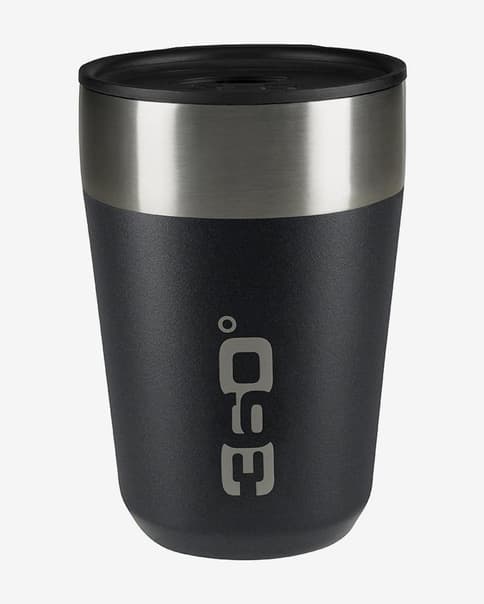 Taza termo 360 Degrees Regular 355 ml negro