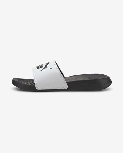 Chanclas Puma Popcat 20 negro blanco infantil