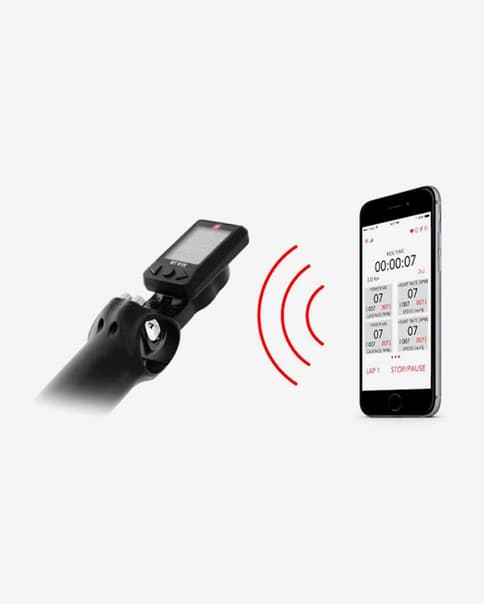 3T EYE fietscomputer met ANT sensor en Bluetooth zwart