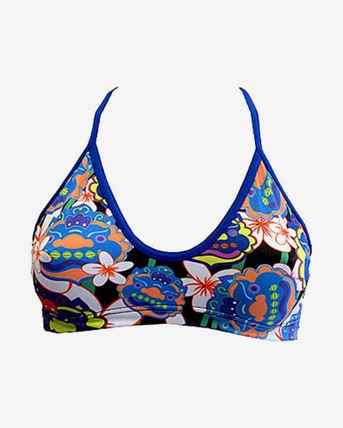Top bikini Turbo Bali azul mujer