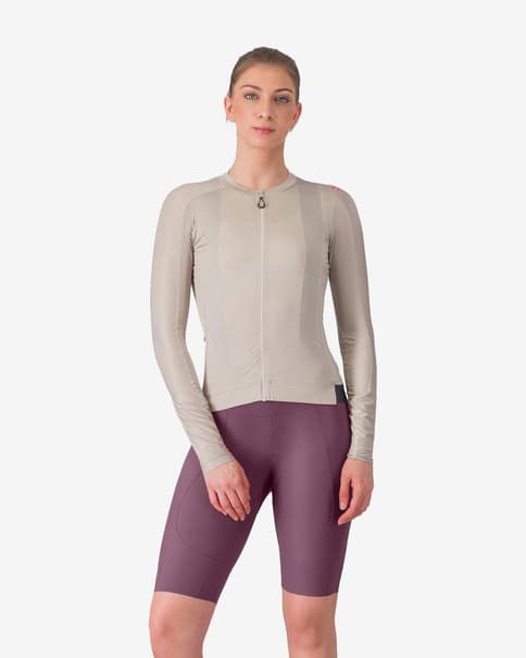 Cuissard Castelli Espresso DT violet foncé femme