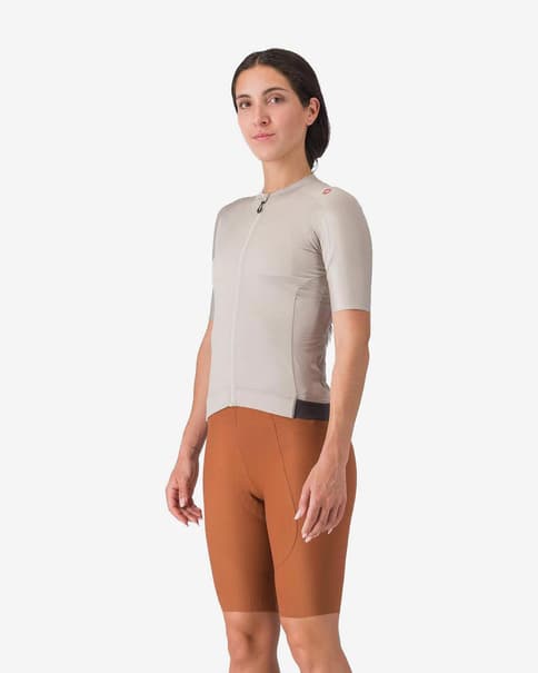 Culote sin tirantes Castelli Espresso naranja mujer