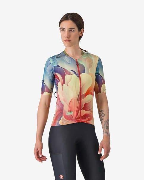 Maillot Castelli Unlimited Pro manga corta multicolor mujer