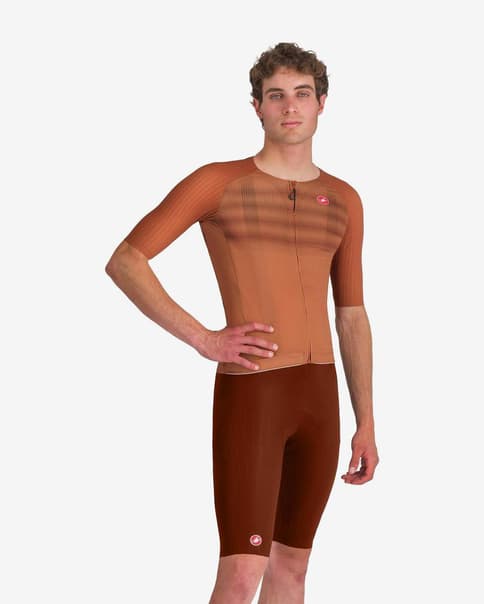 Castelli Free Aero Race Bib Shorts dark brown
