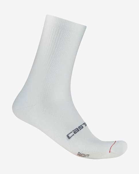 Chaussettes Castelli Espresso 18 blanc