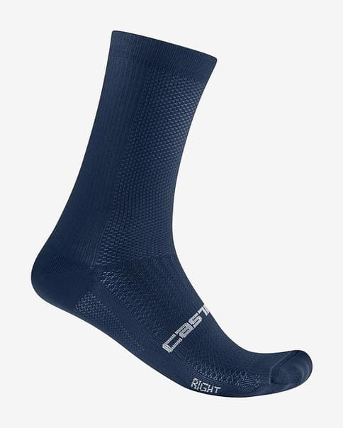 Chaussettes Castelli Espresso 18 bleu nuit