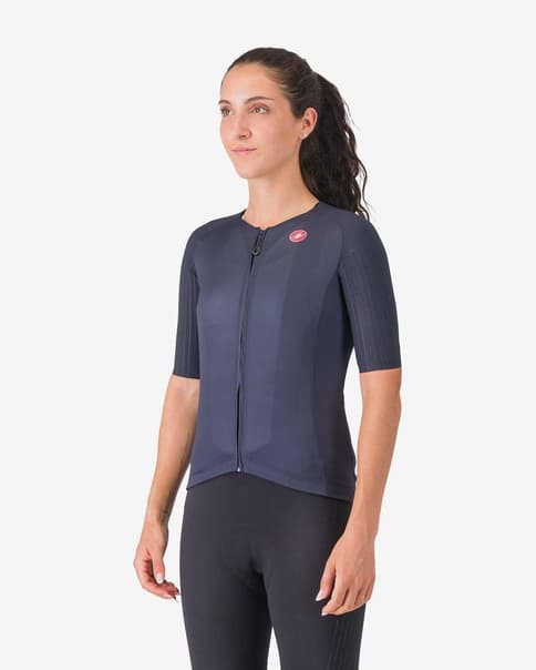 Castelli Aero RC 8S Jersey short sleeve navy blue Women