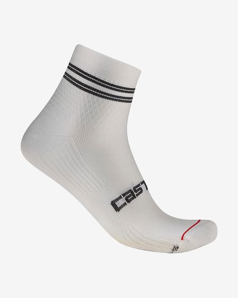Calcetines Castelli Anima 7 blanco mujer