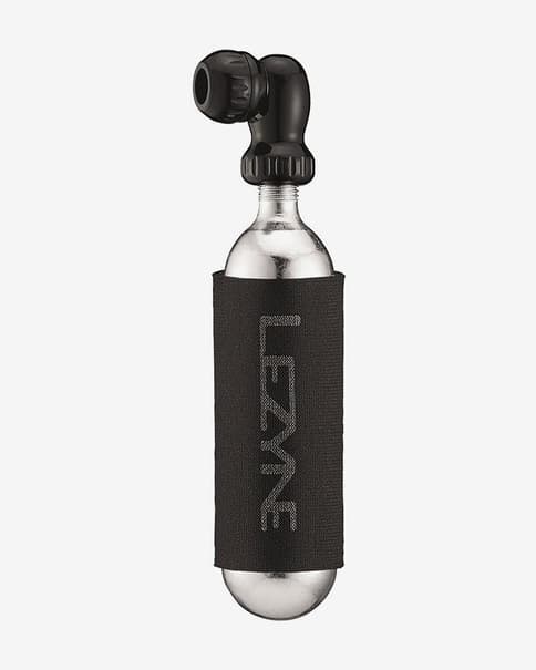 Inflador CO2 Lezyne Twin Speed Drive compatible con válvula Presta y Schrader 25 g plata