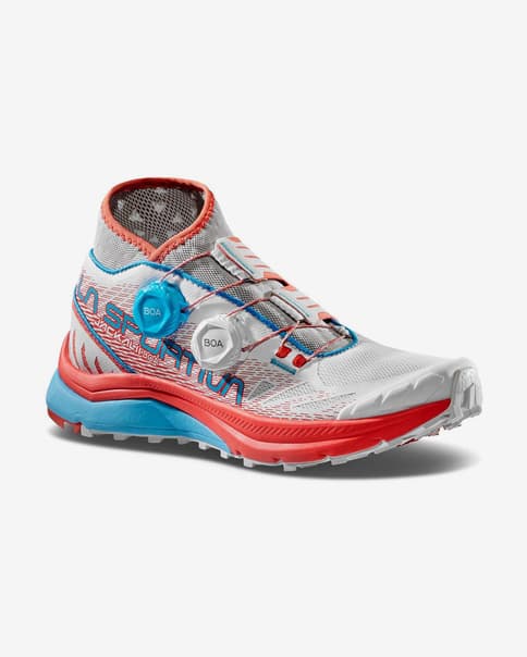 La Sportiva Jackal II BOA Damen Trailrunningschuhe weiß/rot/blau