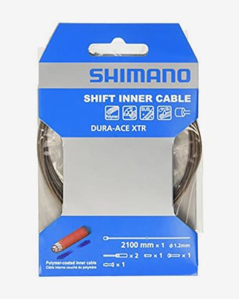 Shimano Dura-Ace 1.2x2100mm Polymer Shift Cable Black