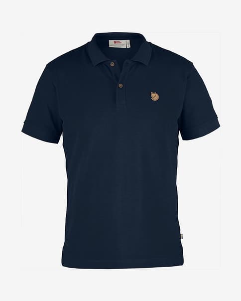 Polo Fjällräven Ovik manga corta azul marino