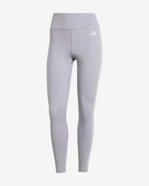Malla larga adidas 7/8 Train Essentials High-Waisted 3 bandas gris claro mujer