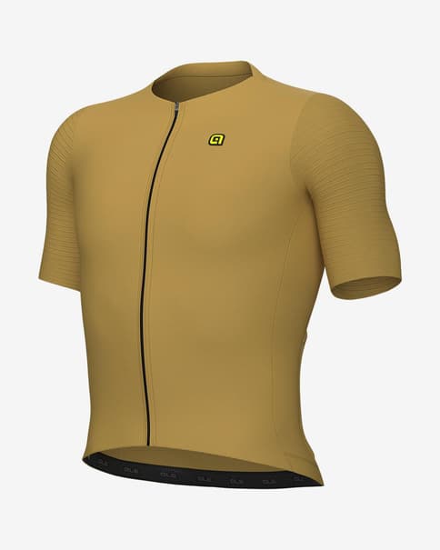 Maillot Alé PR.E-Earthy manga corta amarillo