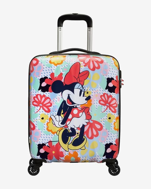 Maleta American Tourister Hypertwist Disney 36L blanco rosa rojo