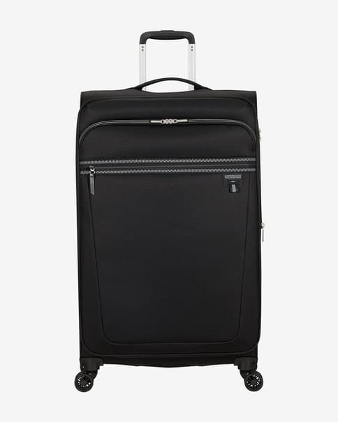 Maleta American Tourister Aerospin Expandible 116L negro puro