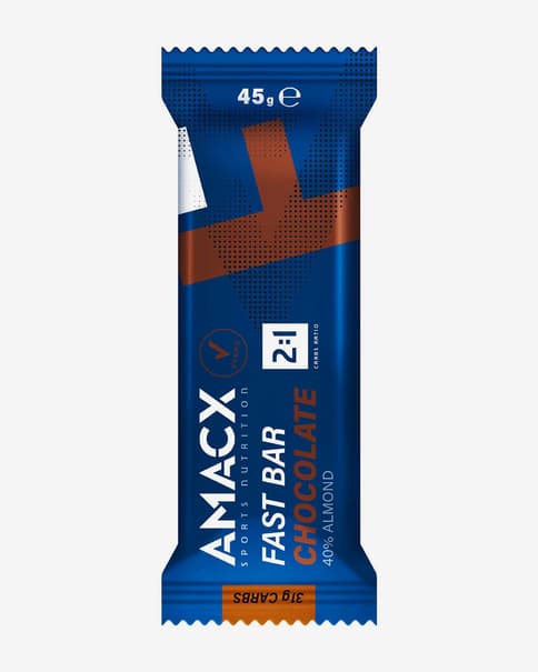 Barrita energética Amacx Fast Bar sabor chocolate (12 unidades)