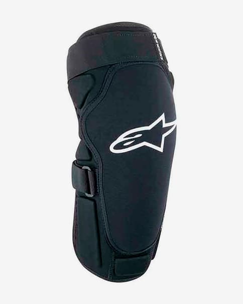 Rodillera Alpinestars A-Impact Plasma negro mate blanco