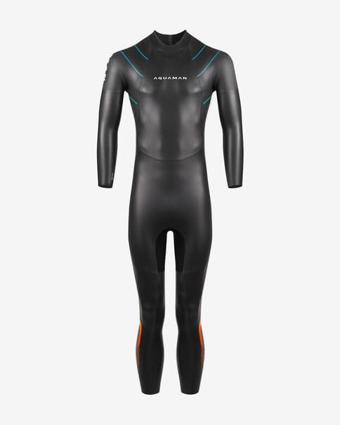 Traje neopreno Aquaman Wild negro naranja