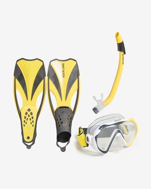 Set Aqua Lung Compass amarillo negro