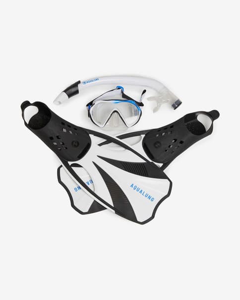 Set Aqua Lung Compass negro blanco azul