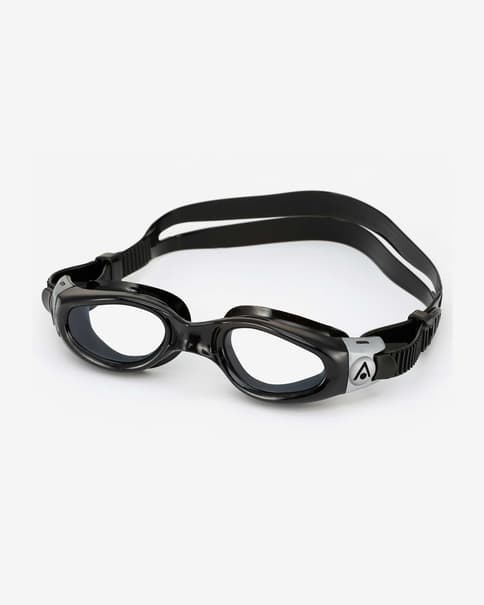 Gafas de natación Aqua Sphere Kaiman Compact negro con lentes transparentes