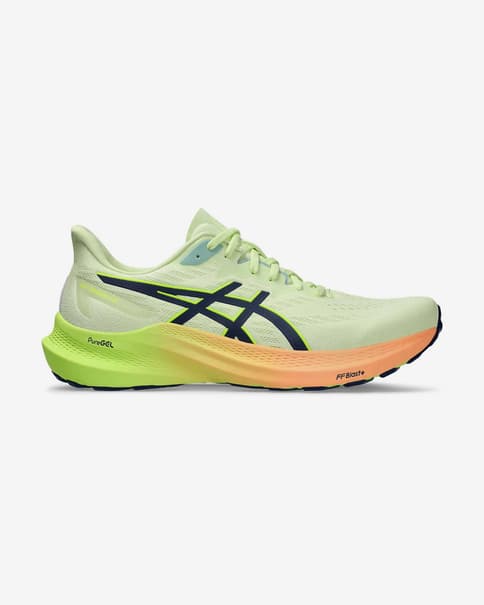 ASICS GT-2000 12 Laufschuhe grün/schwarz/orange