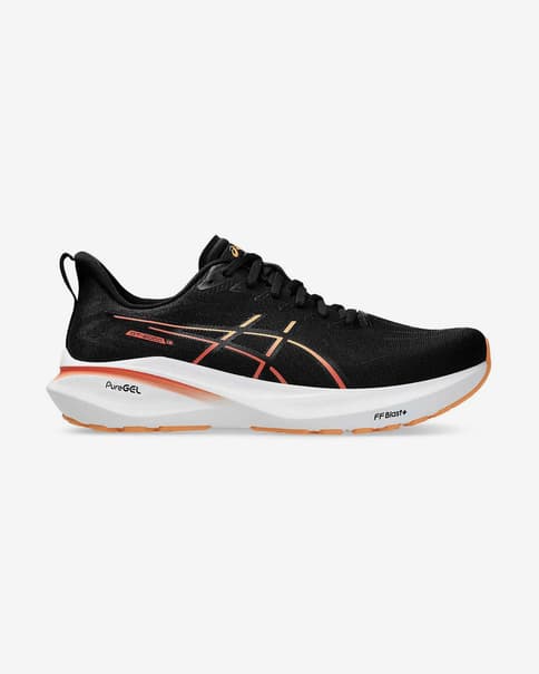 ASICS GT-2000 13 hardloopschoenen puur zwart/oranje
