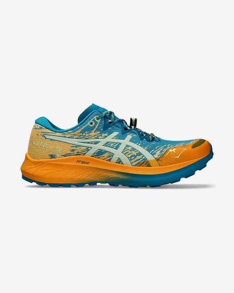 Scarpe ASICS Fuji Lite 5 blu brillante arancione