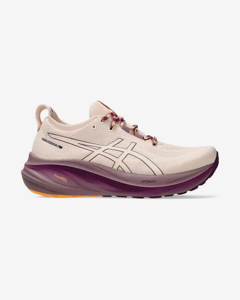 ASICS GEL-Nimbus 26 TR Damen Laufschuhe TR cremeweiß/bordeaux