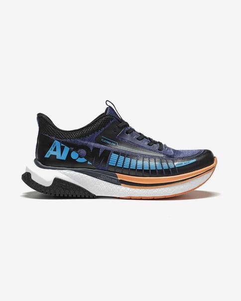 Zapatillas Atom Shark AT130 negro azul naranja