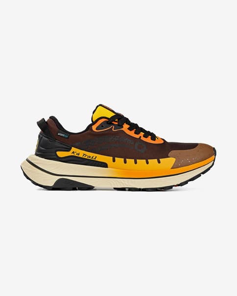 Zapatillas ATOM AT173 K4 TRAIL negro marrón naranja