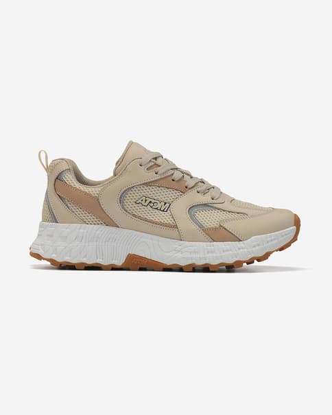 Zapatillas ATOM Free Ride AT186 marrón claro beige mujer