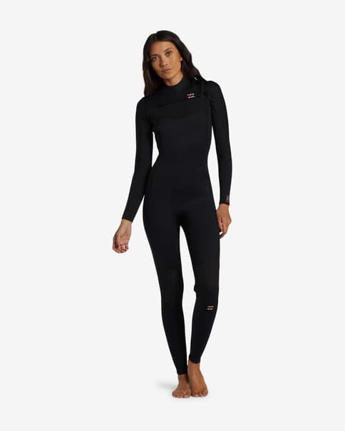 Traje neopreno Billabong Foil 4/3 mm negro puro mujer