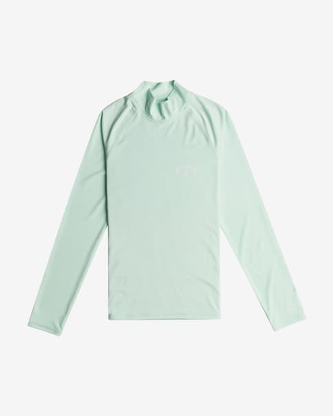 T-Shirt Billabong Sun Waves langarm hellblau Damen.