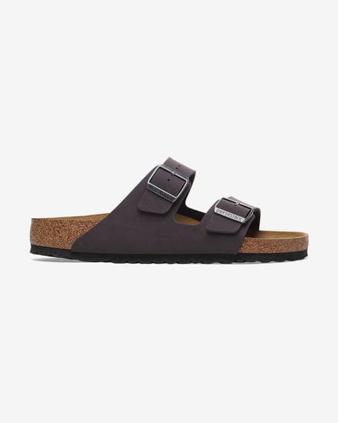 Birkenstock Arizona Birko-Flor Birkibuc Narrow sandaler mørkebrun