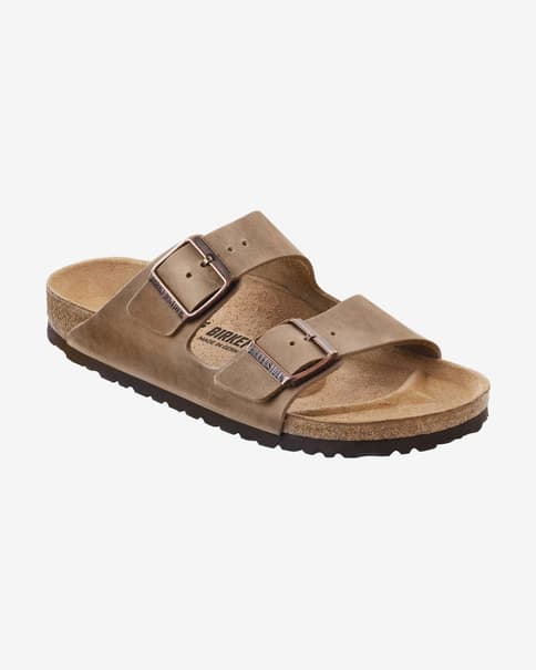 Birkenstock Arizona sandaler LEOI smal brun