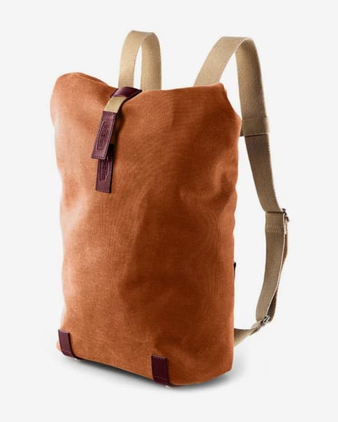 Mochila Brooks England Pickwick pequeña naranja oscuro