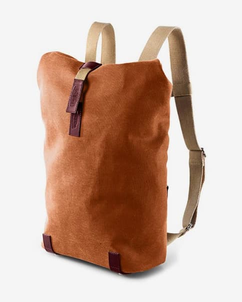 Mochila Brooks England Pickwick grande naranja oscuro